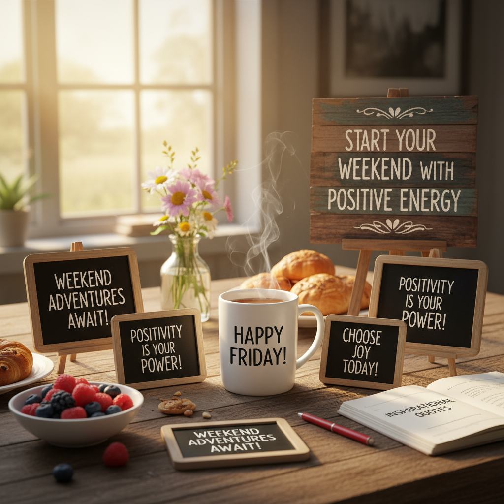 Motivational Friday Messages for Work Success