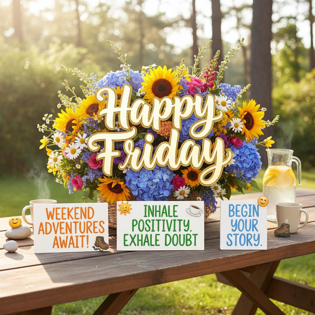Short and Sweet Happy Friday Quotes