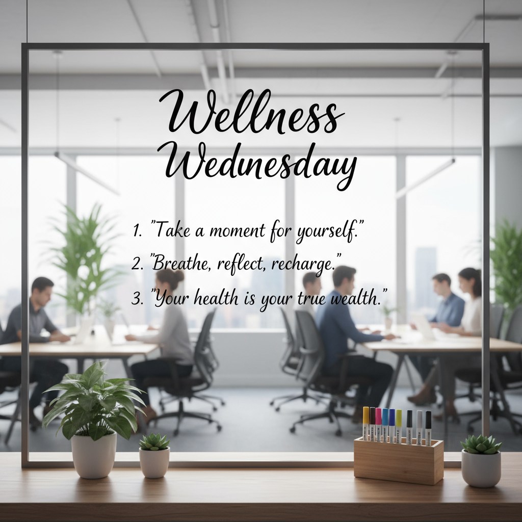 Wellness Wednesday Quotes in the Workplace