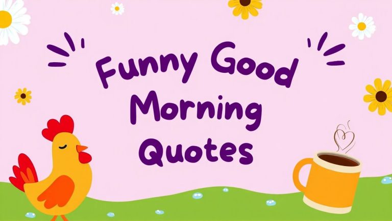 150 Funny Good Morning Quotes to Brighten Your Day and Make You Smile