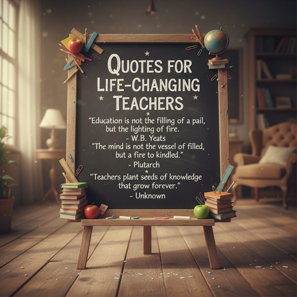 Quotes for Life-Changing Teachers