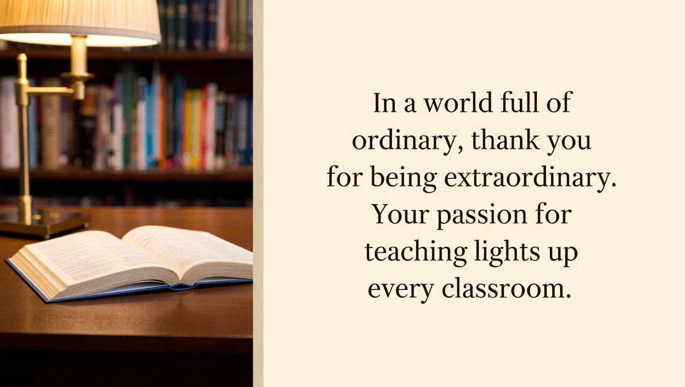 Teacher appreciation quotes provide emotional support