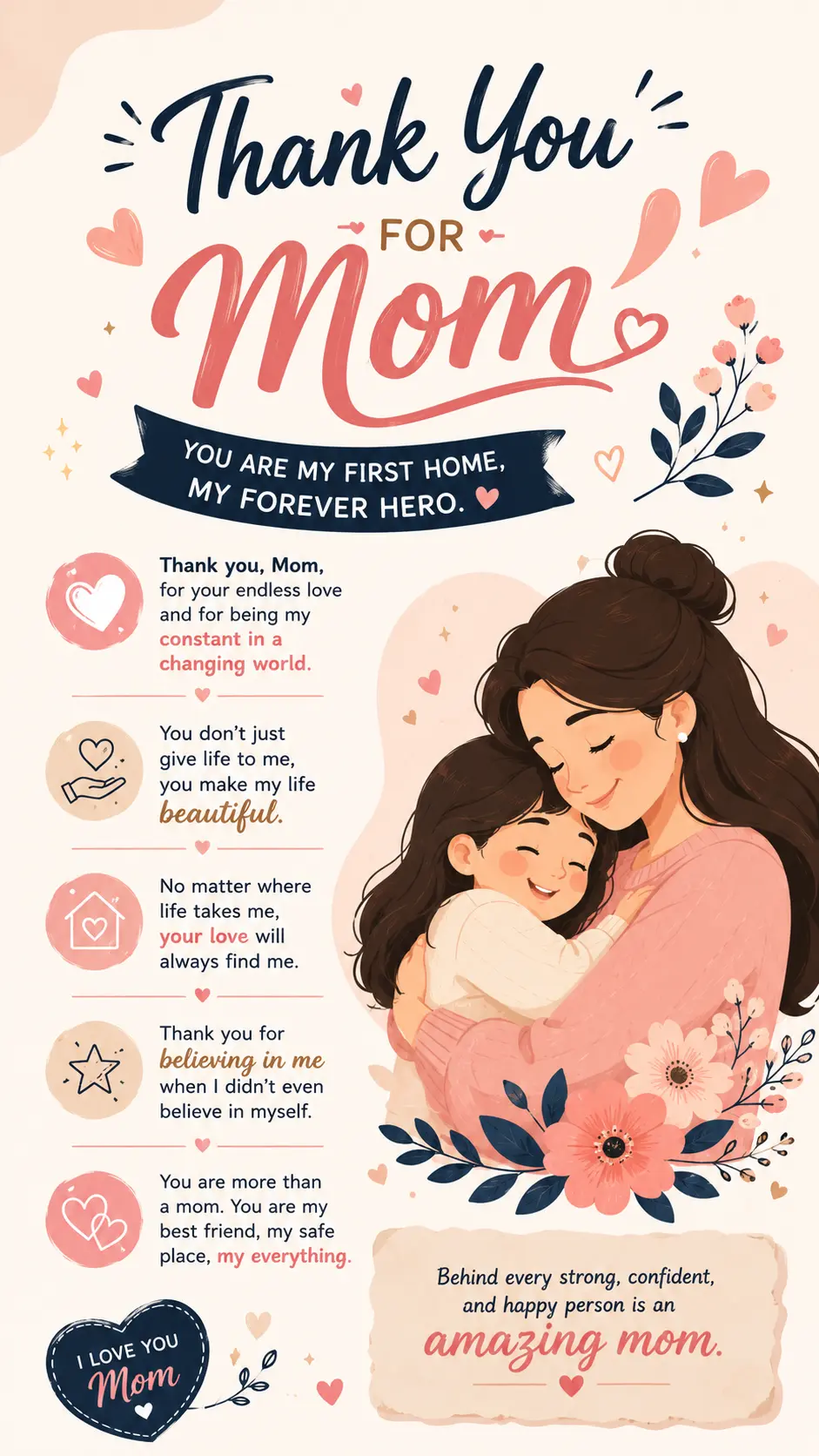Thank You Quotes for Mom