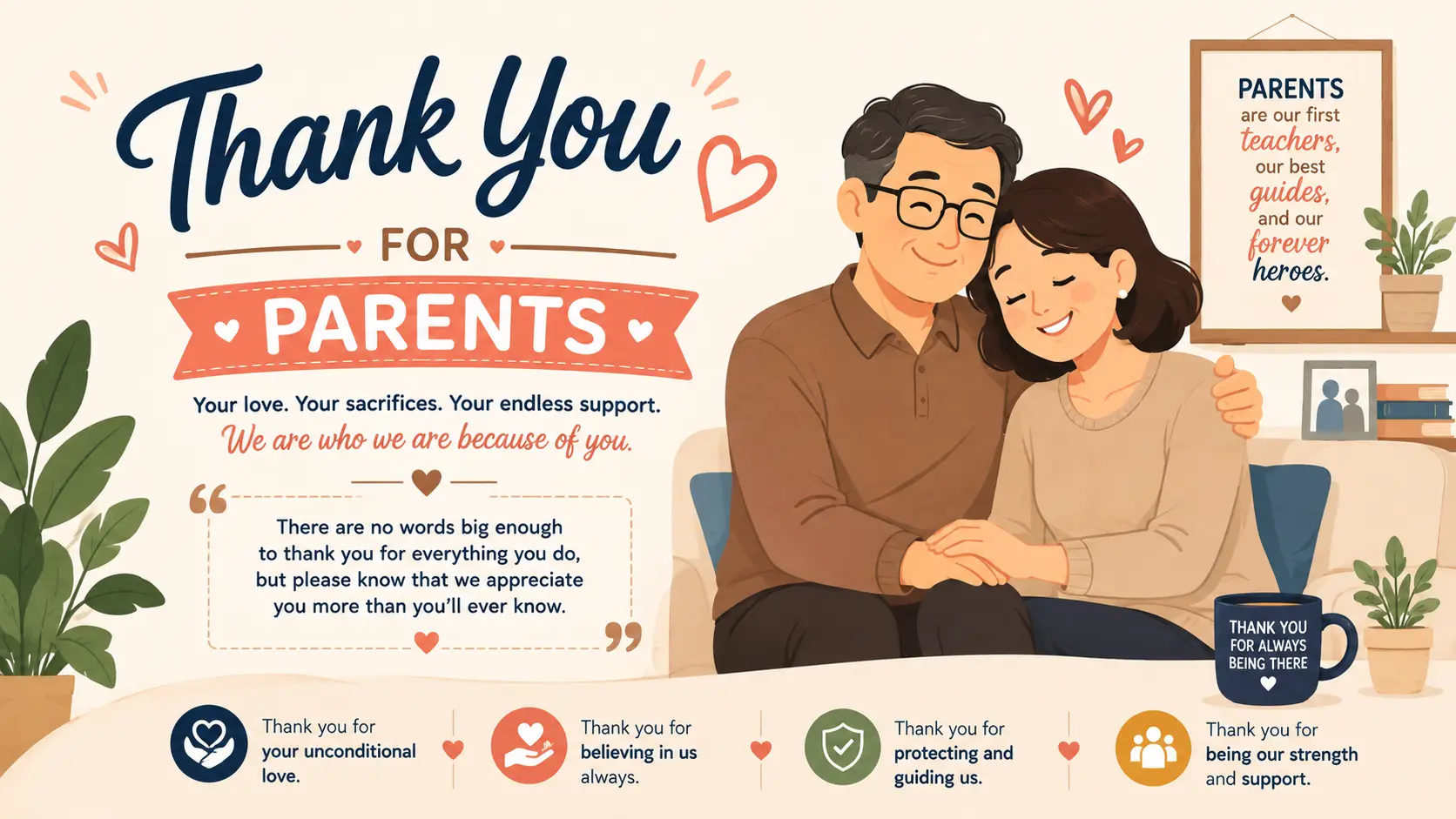 Thank You Quotes for Parents