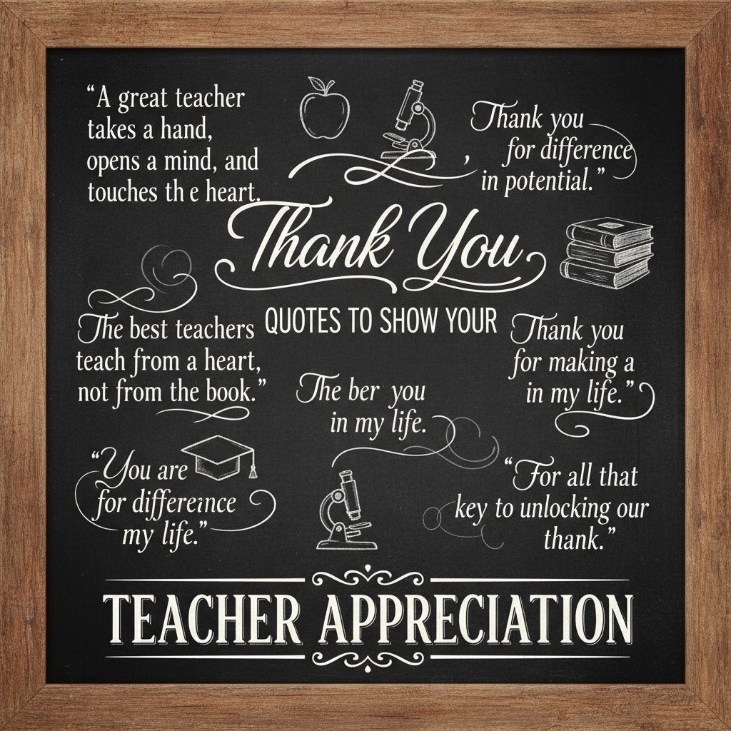What Makes a Great Teacher Appreciation Quote