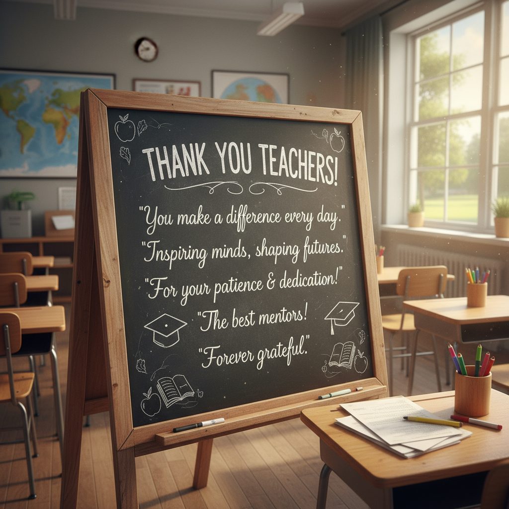 What Thank You Quotes Work Best for High School Teachers