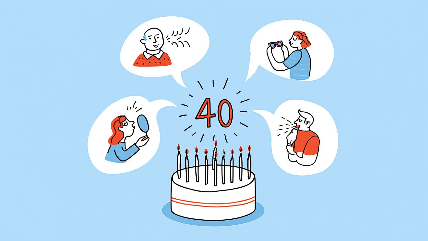 Different Types of Funny 40th Birthday Quotes