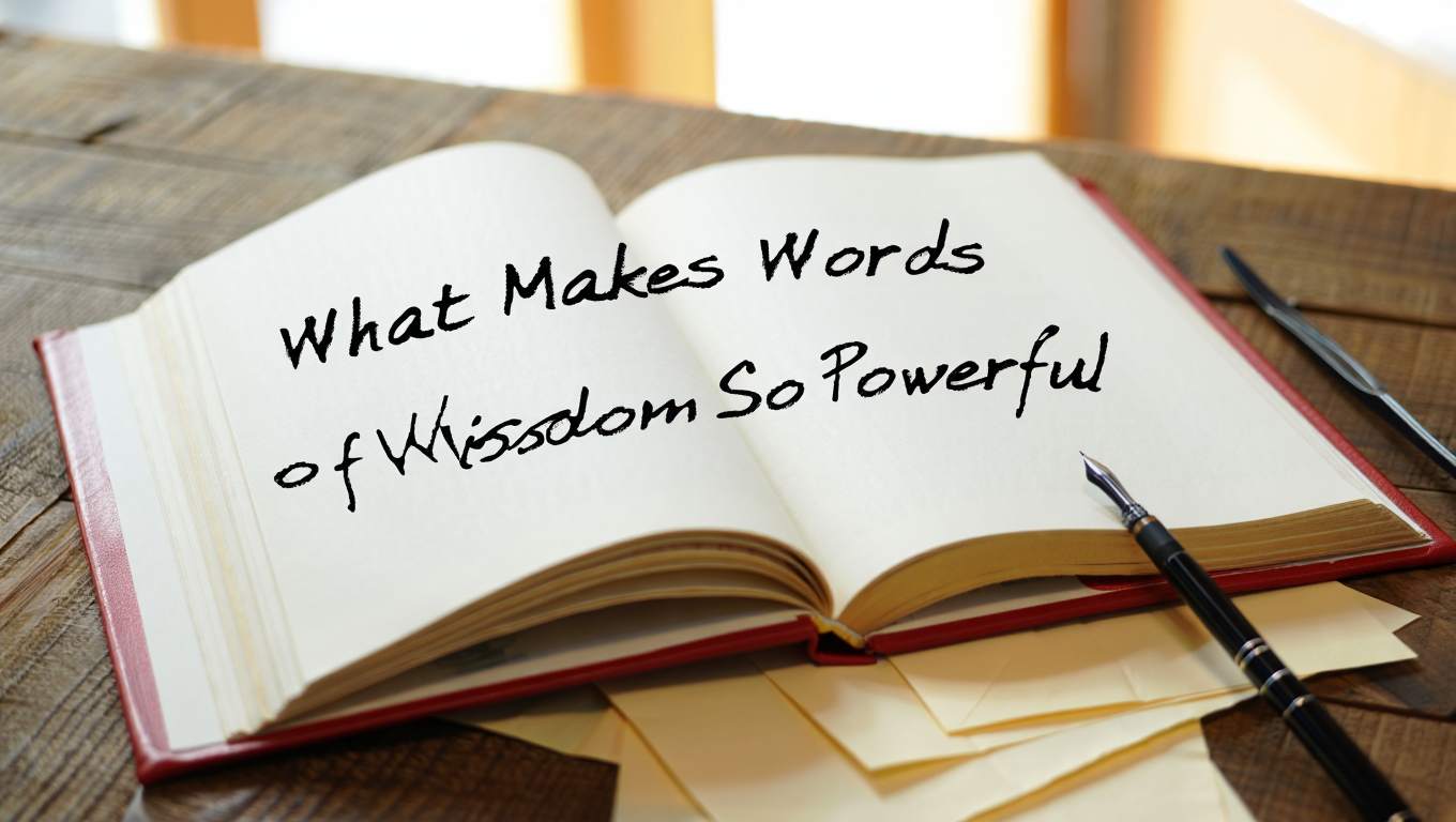 What Makes Words of Wisdom So Powerful