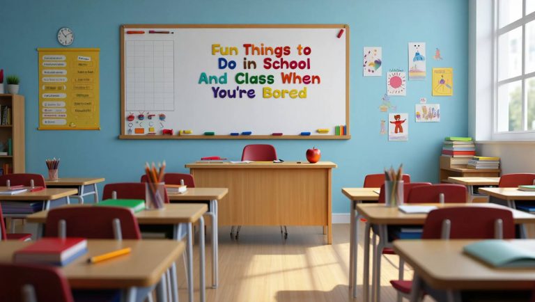 40 Fun Things to Do in School And Class When You’re Bored