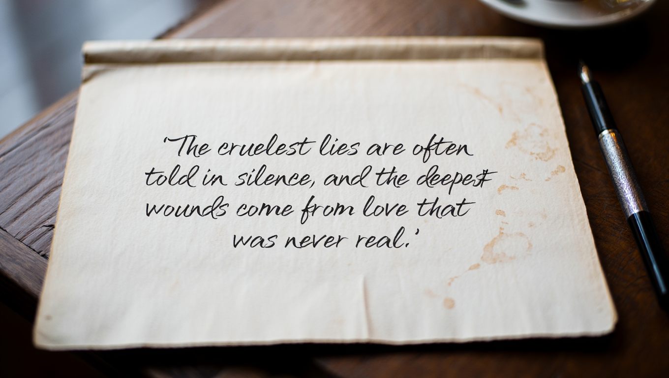 250+ Fake Love Quotes: When Hearts Lie and Love Isn't Real 3 Quotes About the Pain of Fake Love