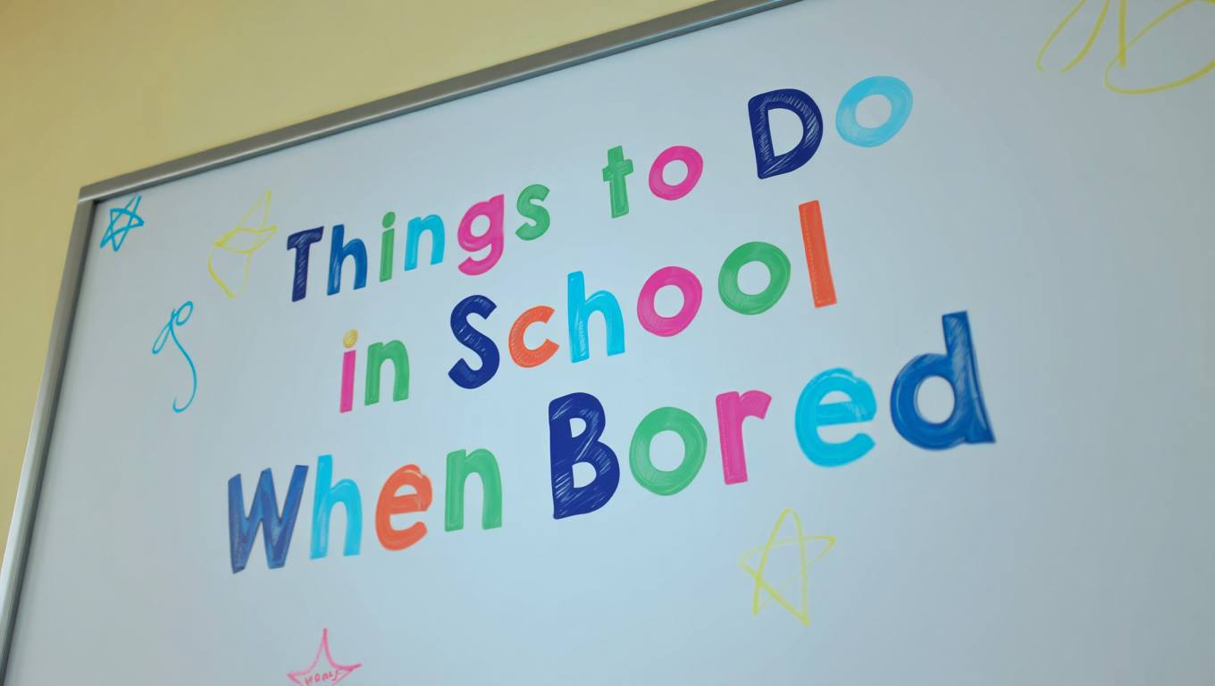 What Are Productive Things to Do in School When Bored to Stay Engaged and Focused 2 Things to Do in School When Bored