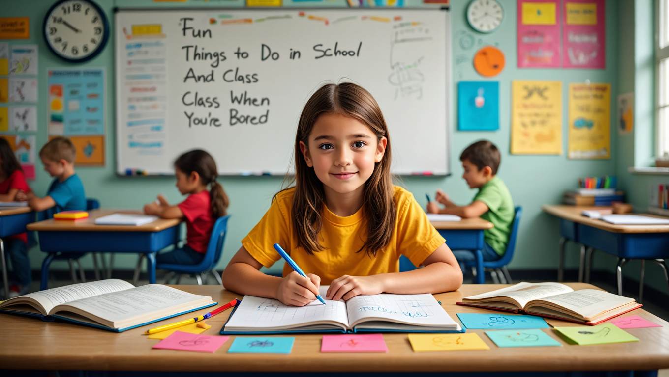 Useful Things to Do When Bored in Class to Help You Learn More