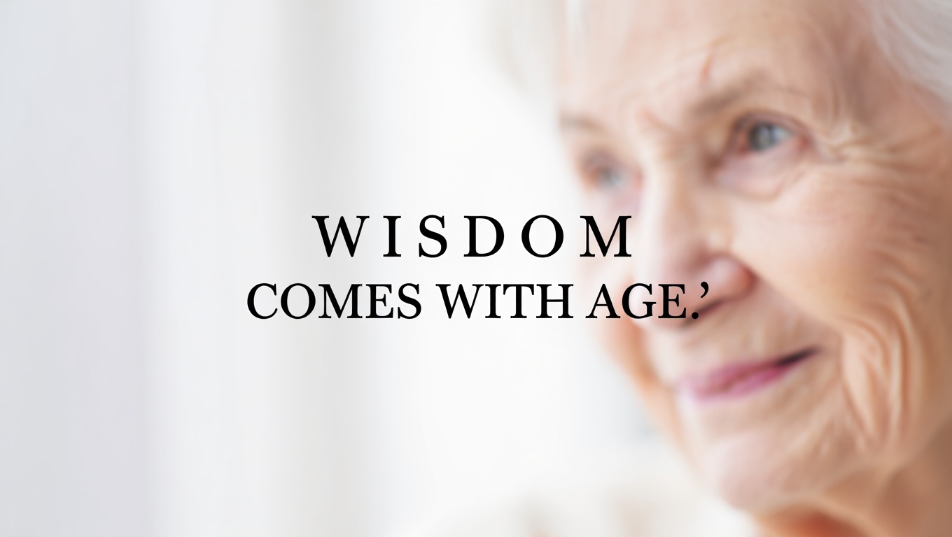 Elderly and Wisdom Quotes