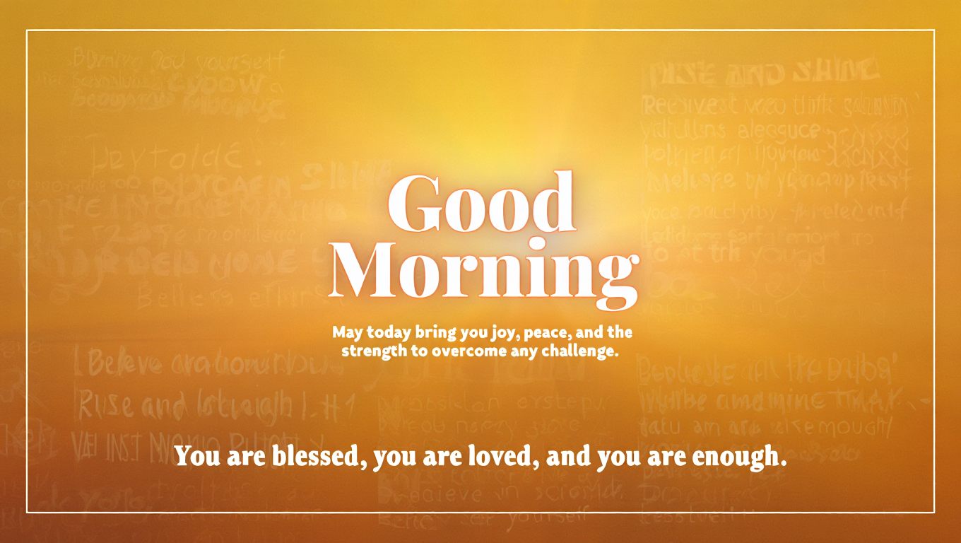 Hope and Determination Morning Messages