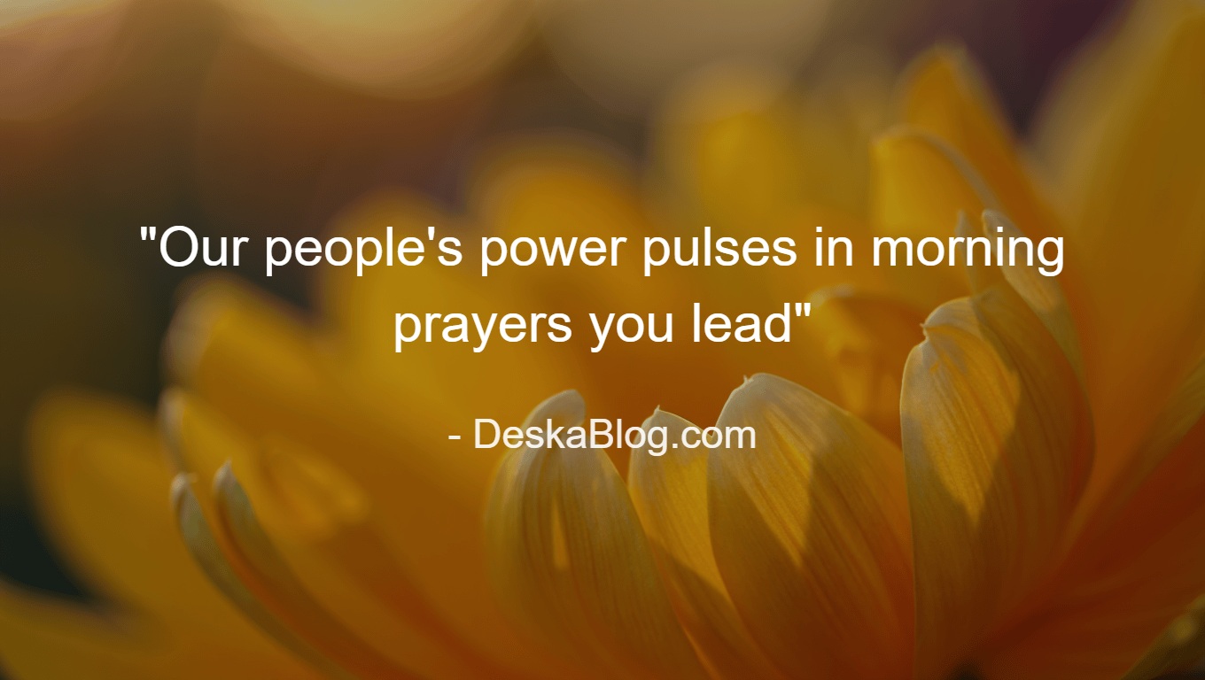 Inspirational Good Morning Quotes for Family and Community