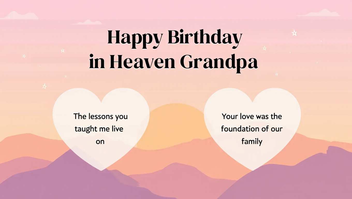 150+ Happy Birthday in Heaven Grandpa Messages & Poems: Heartfelt Tributes to Honor Your Grandfather's Memory