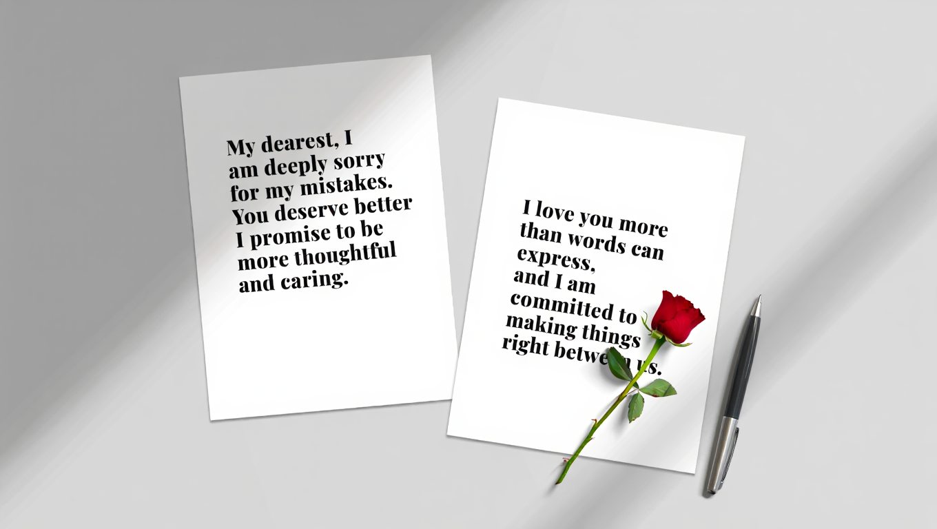 Apology Text Messages for Girlfriend