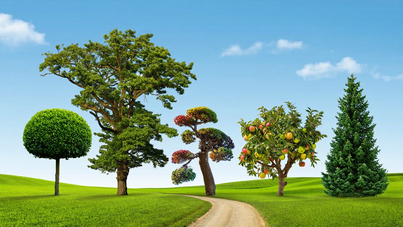 Big Five Tree Metaphors Natural tree metaphors representing each of the Big Five personality dimensions