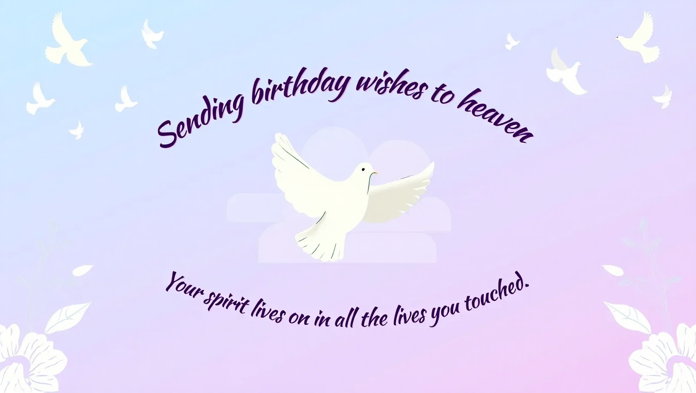 Can You Honor Someone's Birthday in Heaven
