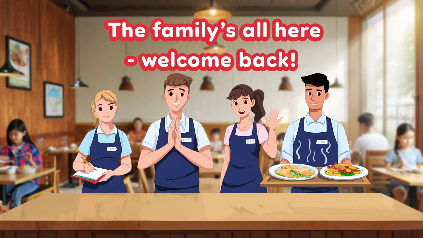 Fast Food and Quick Service Welcome Back Messages