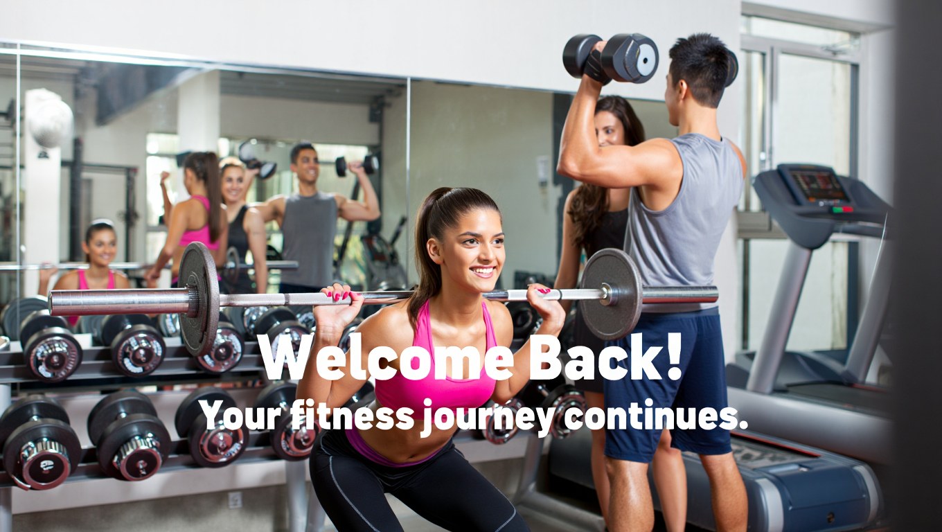 Fitness and Recreation Welcome Back Messages