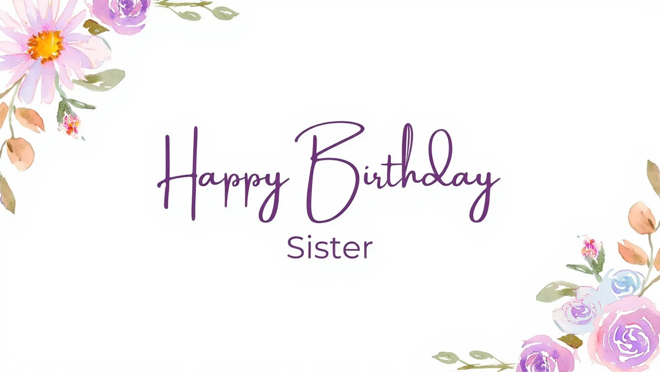 Funny Birthday Messages for My Sister