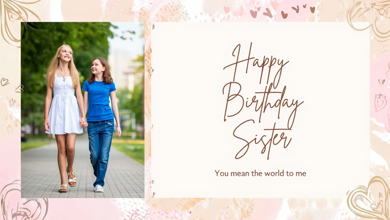 Good Birthday Wishes for an Older Sister