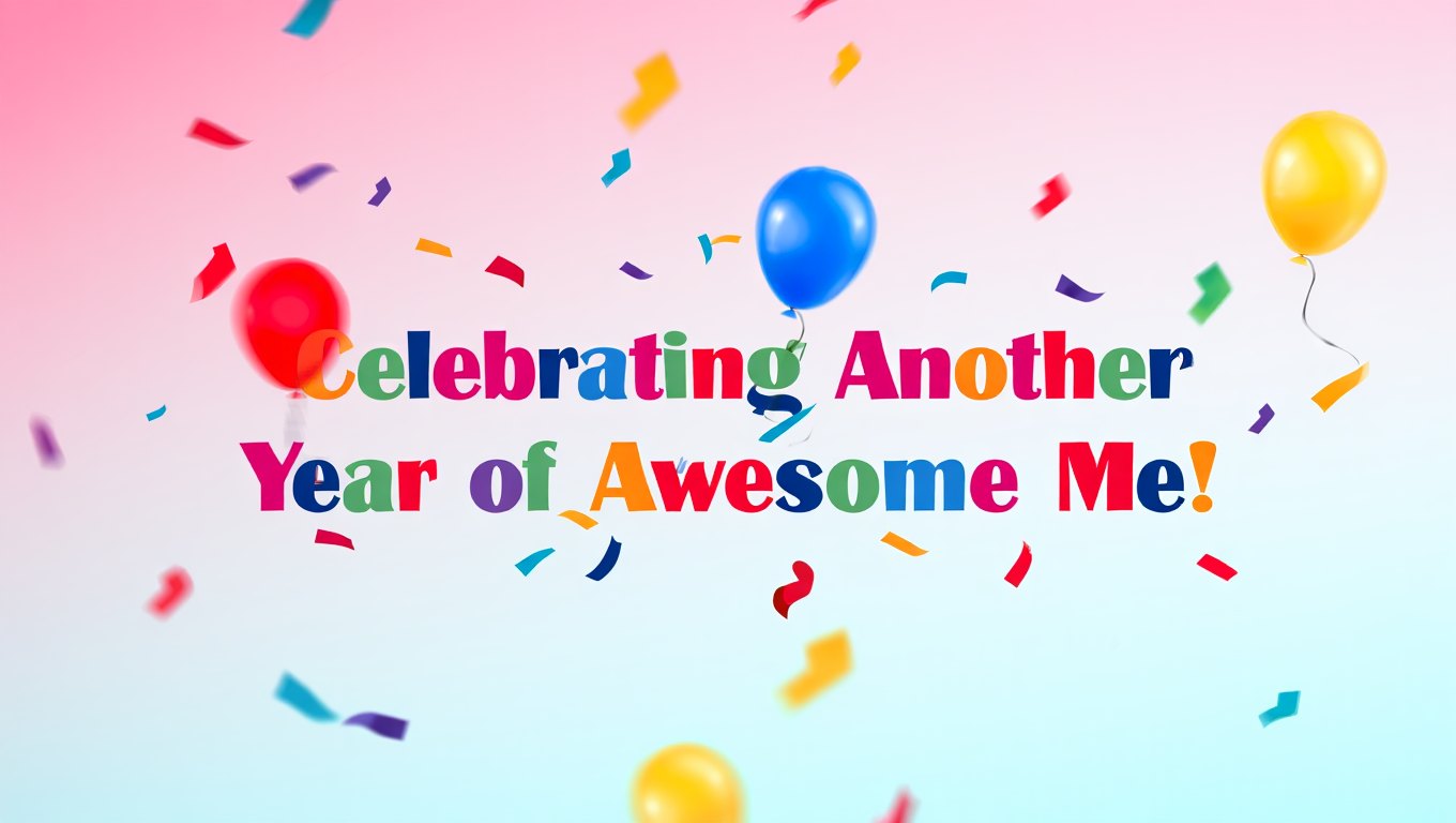  Happy Birthday Wishes for Myself