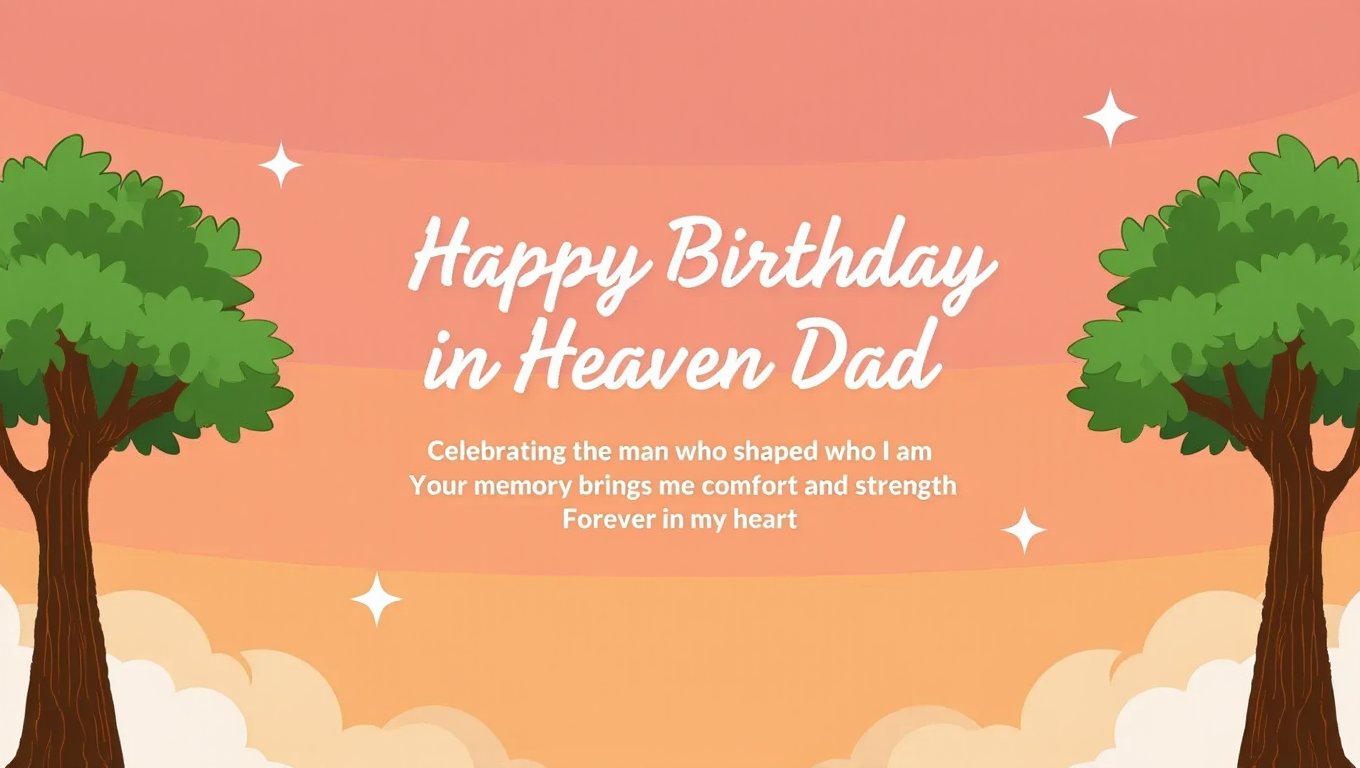 Happy Birthday in Heaven Dad