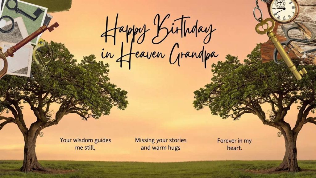 Happy Birthday in Heaven Grandpa Messages
