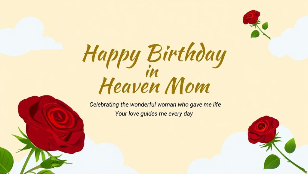Happy Birthday in Heaven Mom