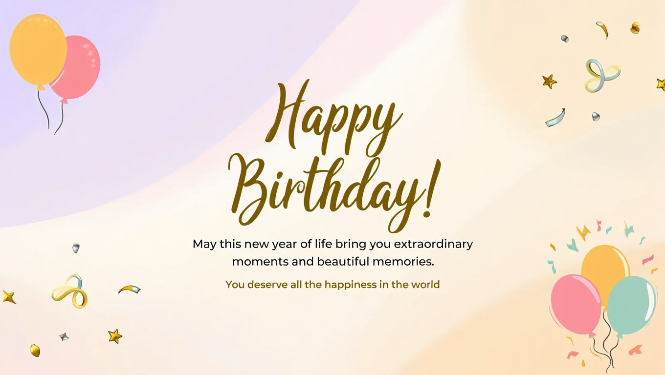 Heartfelt & Emotional Birthday Wishes