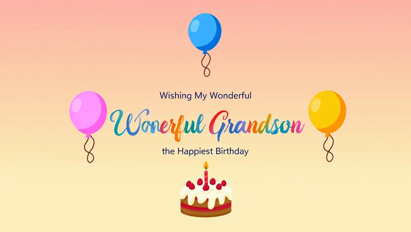 How Can Grandma Write Heartfelt Birthday Wishes for Her Grandson