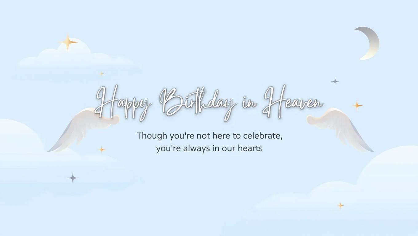 How Do You Write a Happy Birthday Message to Someone in Heaven