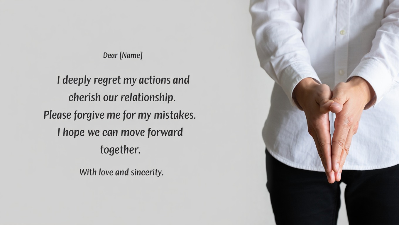How Do You Write a Heartfelt Apology Message