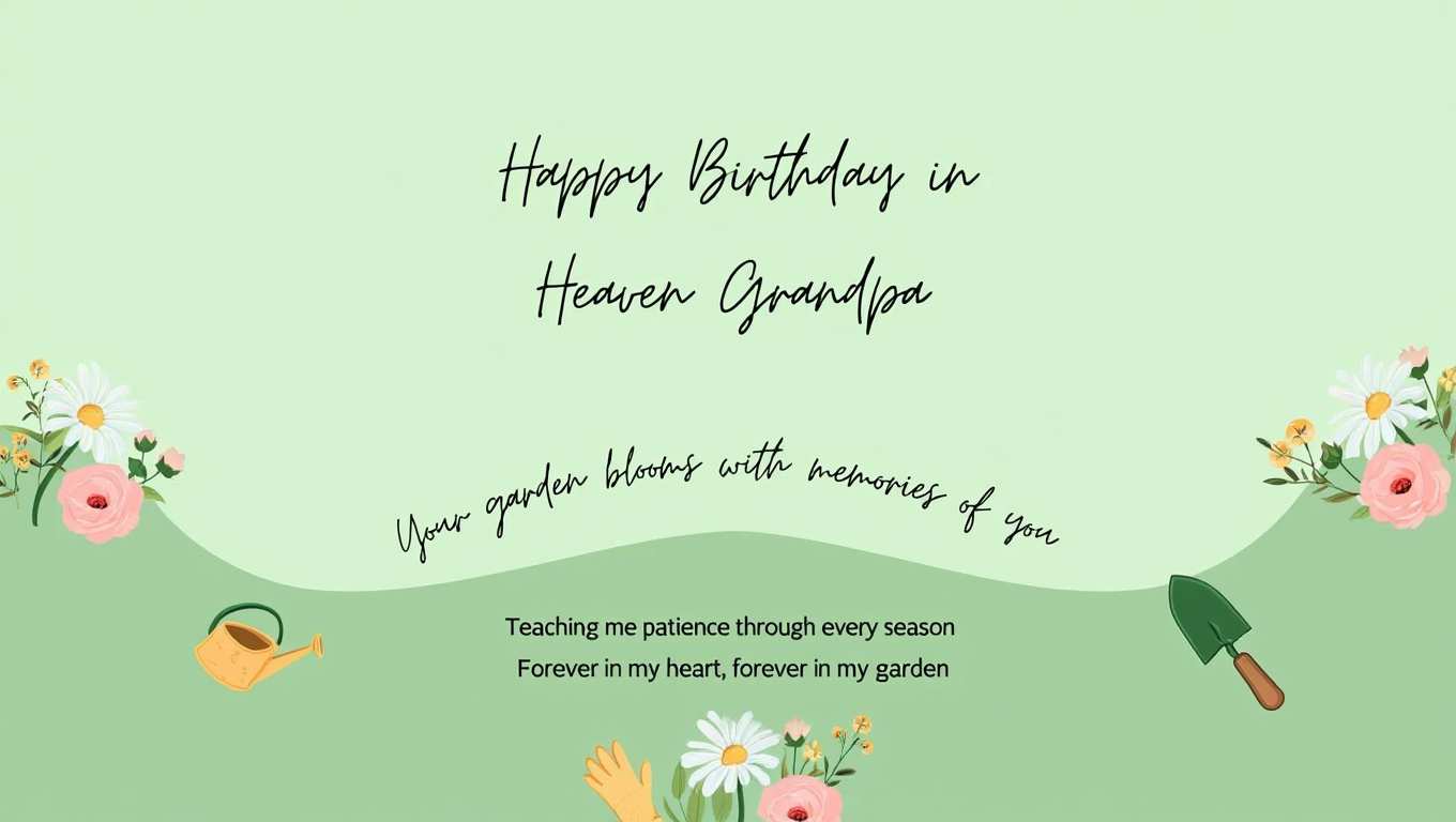 How to Write a Personal Happy Birthday Letter to Grandpa in Heaven