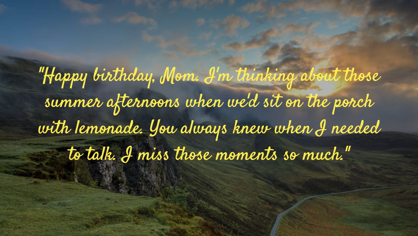 Messages Focusing on Specific Memories