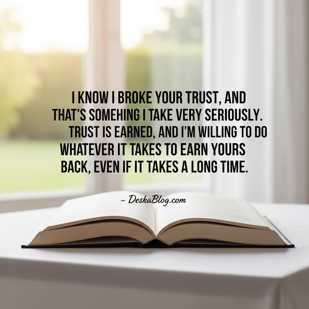 Messages for Broken Trust