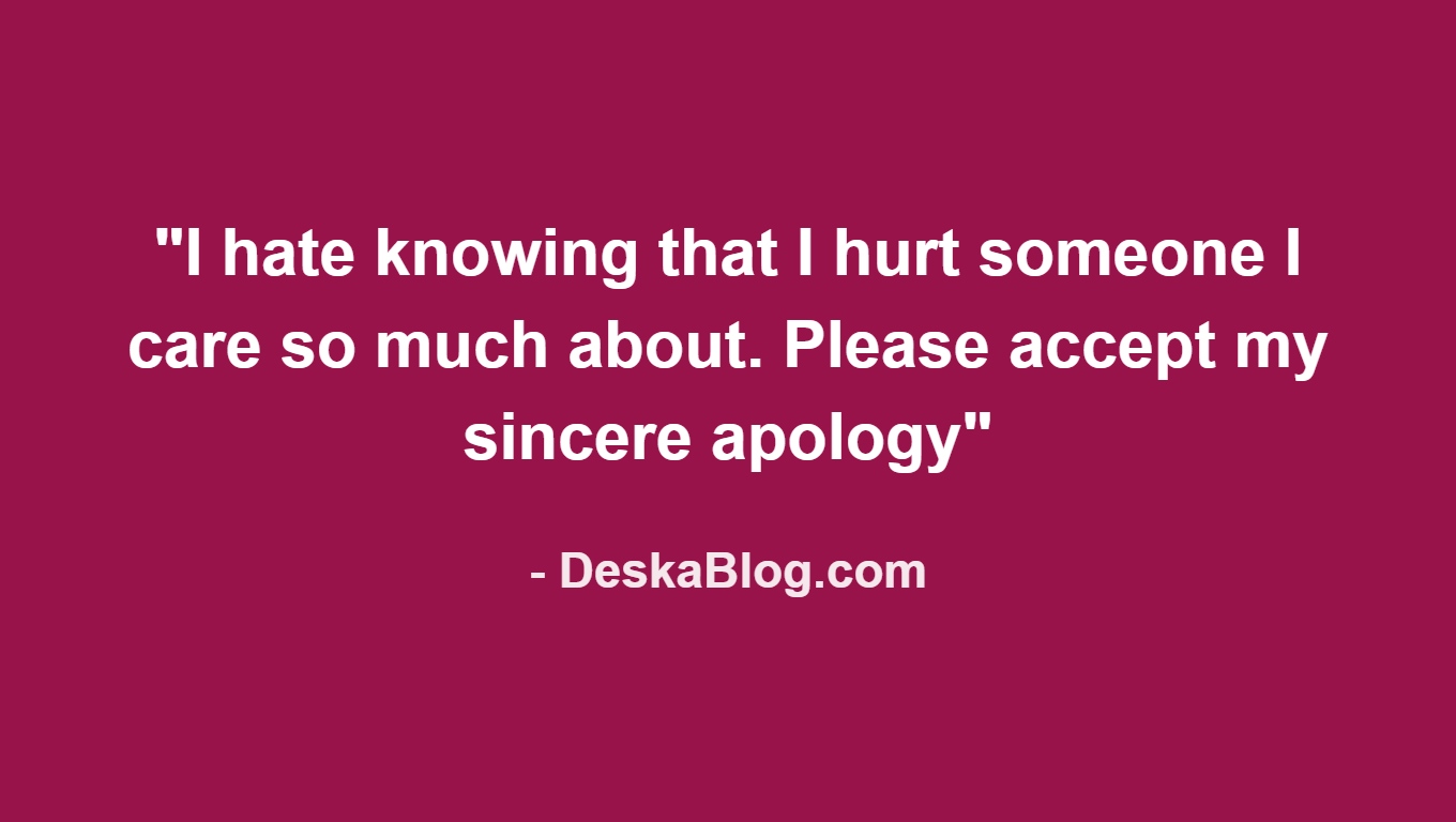 Messages for Hurt Feelings