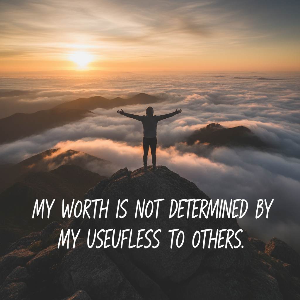 Final reflections on self worth and deserving better