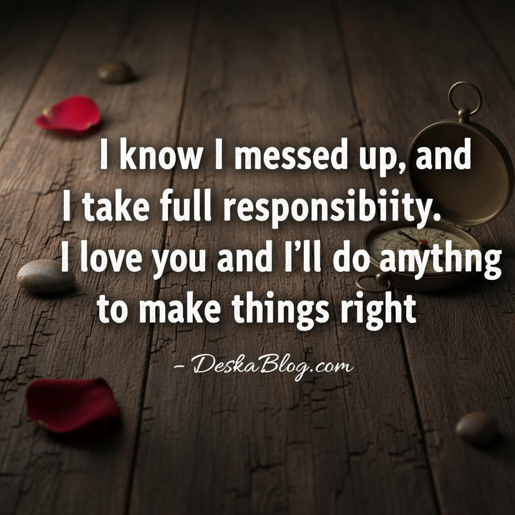 Quick Sorry Texts for Boyfriend