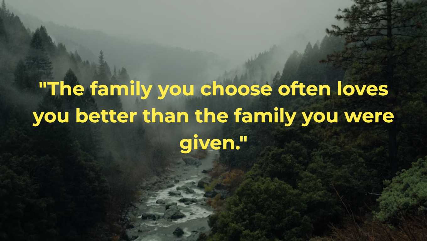 Quotes About Choosing Your Own Family