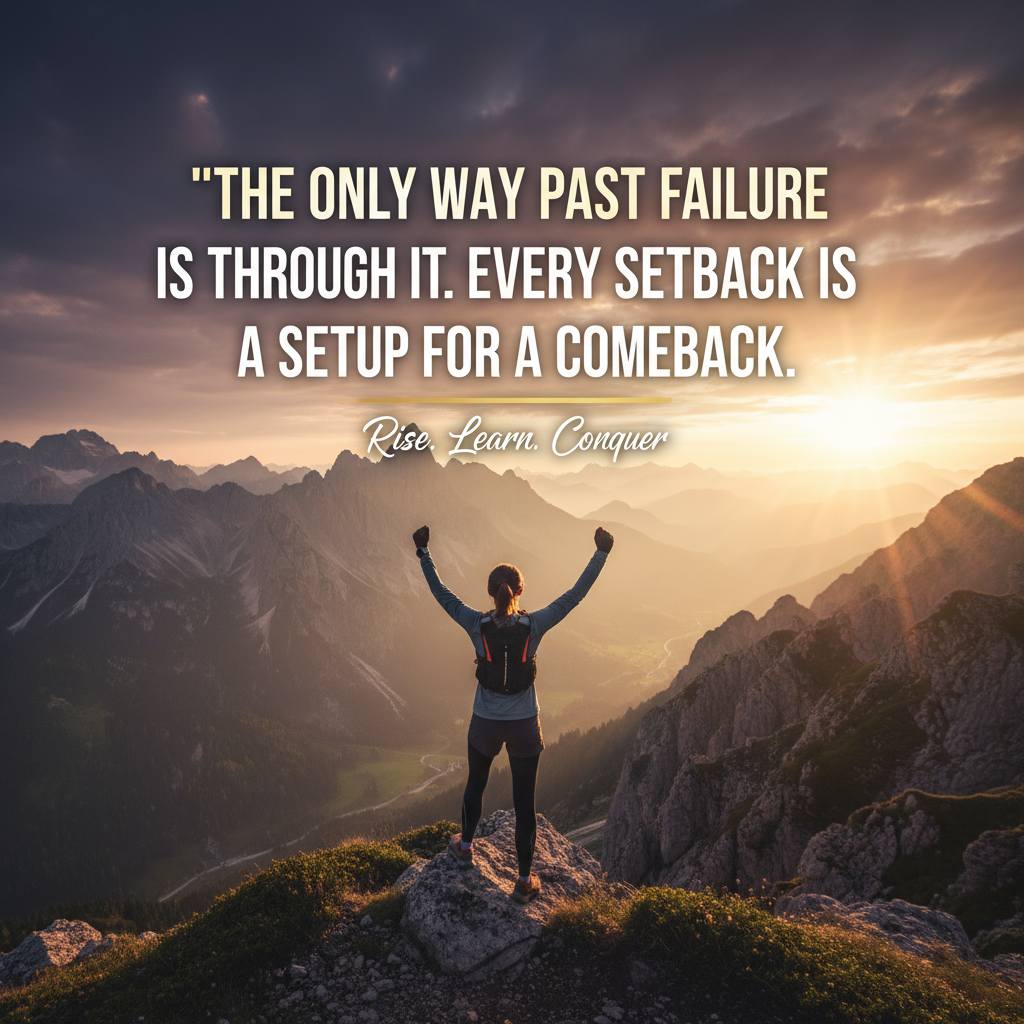 Quotes About Overcoming Failure and Setbacks