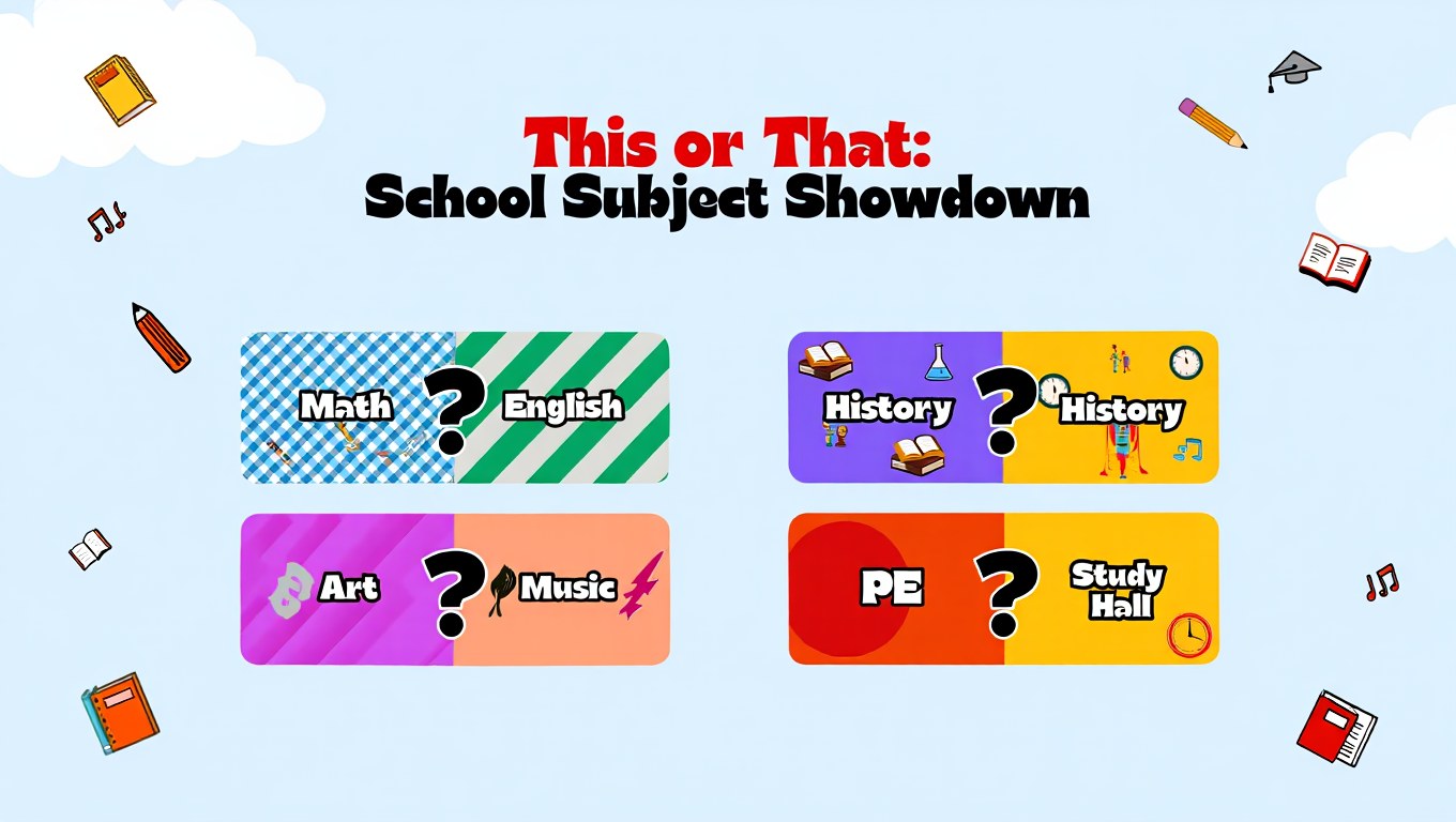 School and Learning This or That Questions