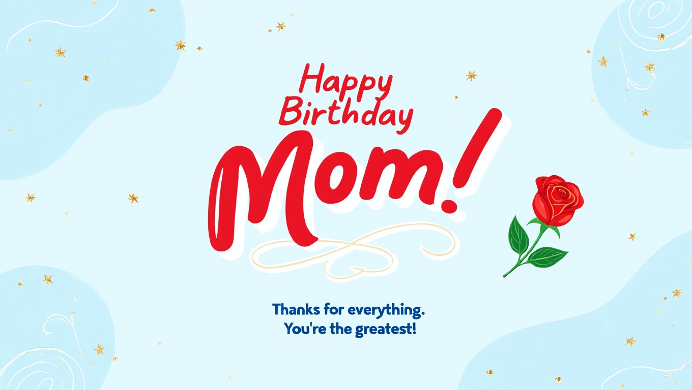 Short and Sweet Birthday Wishes for Mom