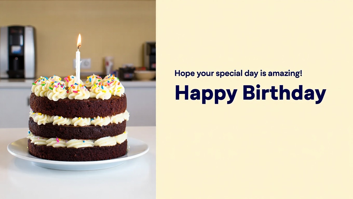 Simple Birthday Wishes for Any Coworker