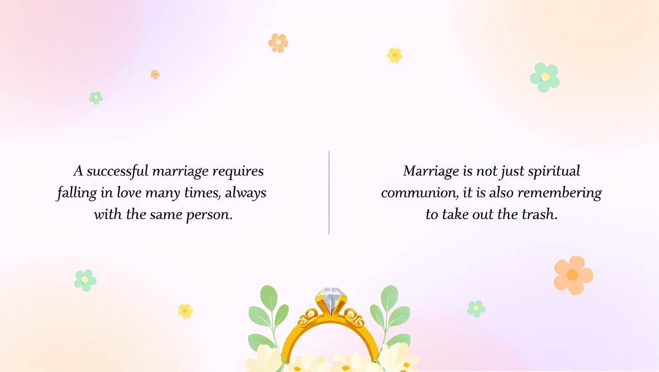 Sweet and Romantic Marriage Quotes
