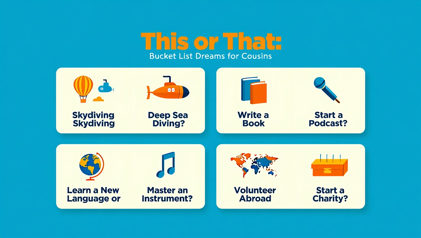 This or That Cousin Future Plans and Dreams Questions