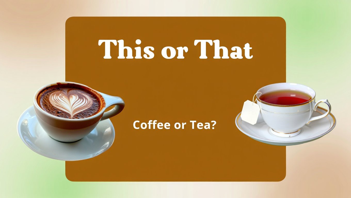 This or That Food Questions: Your Taste Preferences