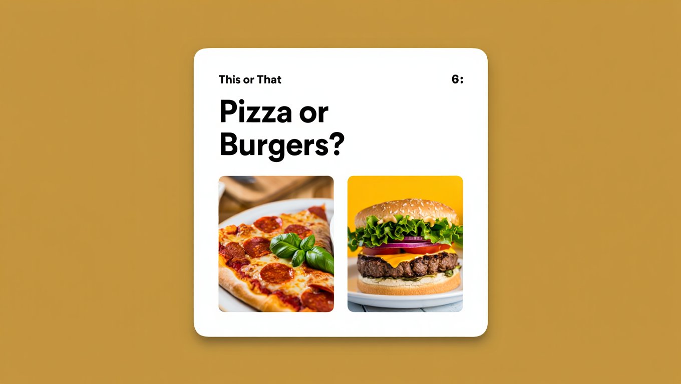 This or That Food Questions: Your Taste Preferences and Spark Fun Conversations